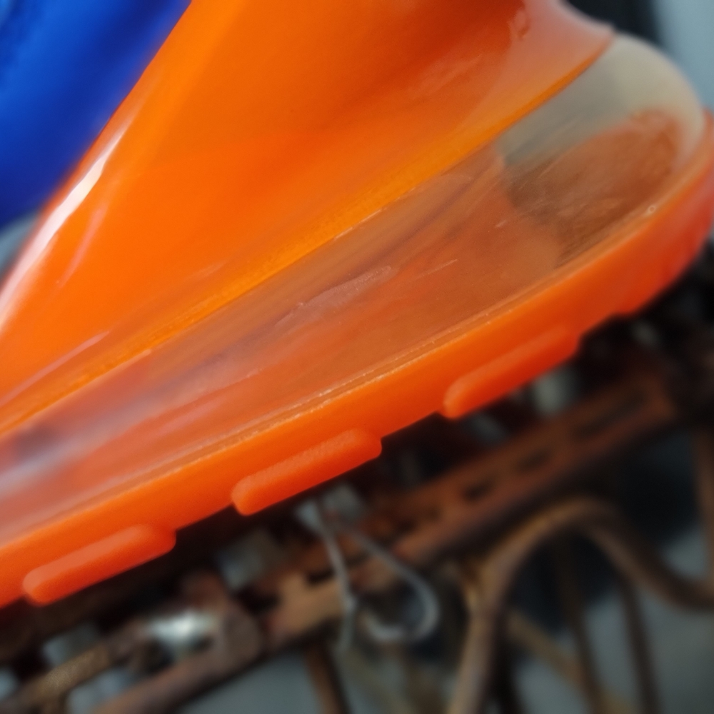 Nike Air Max 270 "Racer Blue/ Total Crimson" Good Preowned Condition. Fastshippr - Picture 13 of 13